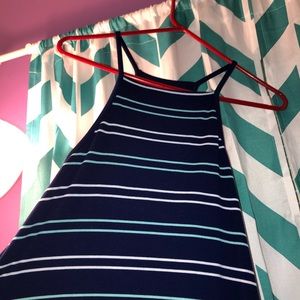 Striped swing dress